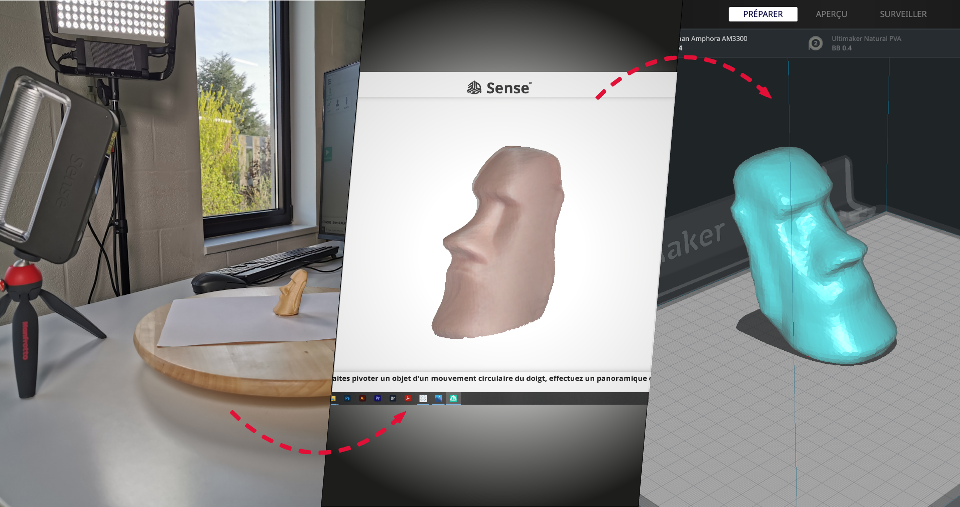 Imprimer en 3D : La nécessité d'un scanner 3D - & une idépendance totale